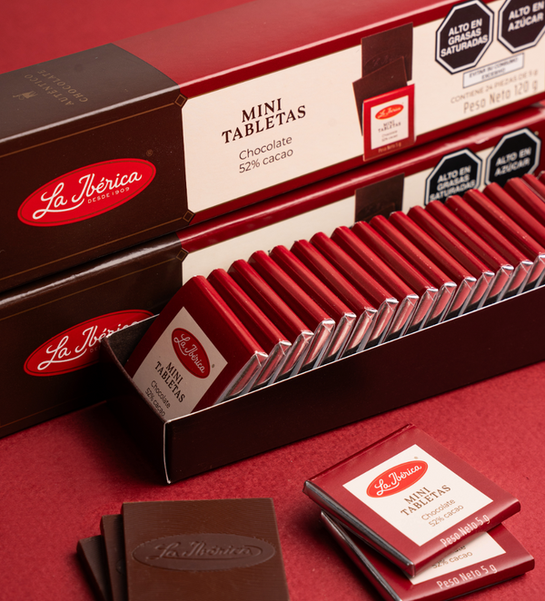 Mini Tabletas de chocolate 52% cacao