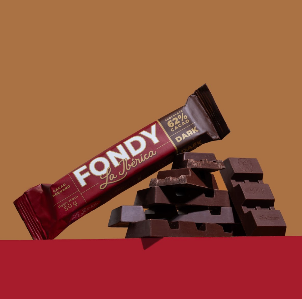 Fondy La Ibérica Dark x 50 g x 10 pzs