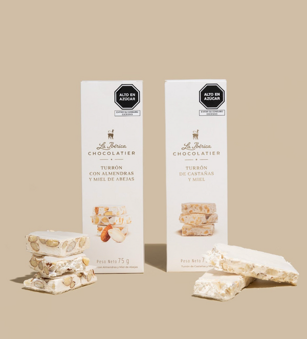 Turrón con castañas y miel x 75 g