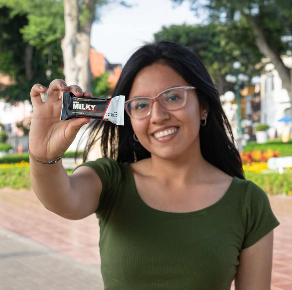 Barra Mini Milky La Ibérica Sin Azúcares Añadidos x 20 g x 20 pzs