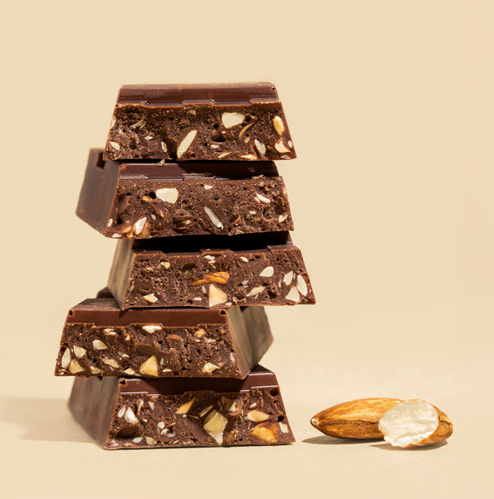 Barra Milky La Ibérica con Almendras x 50 g