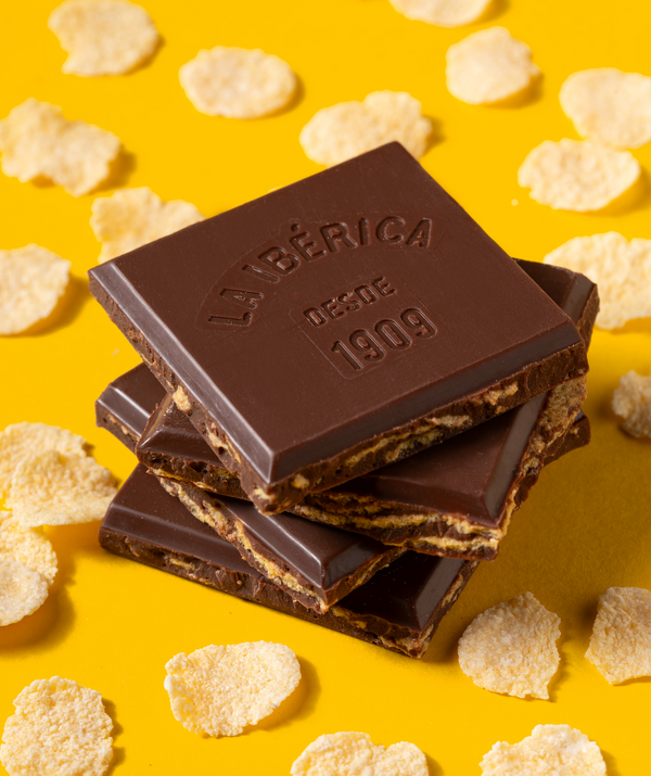 Tableta Milky La Ibérica Hojuelas Crocantes x 100 g x 6 pzs