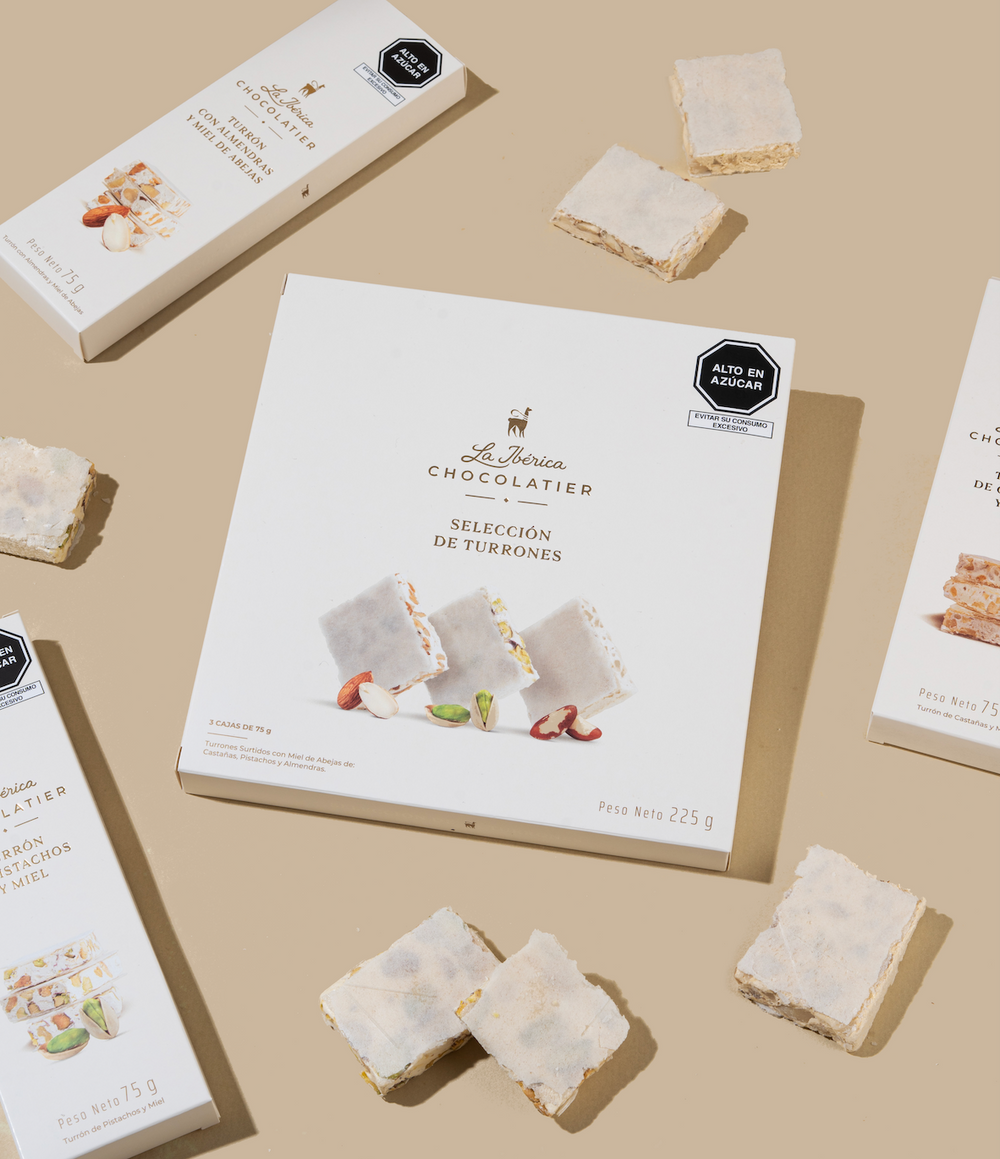 Selección de turrones x 225 g