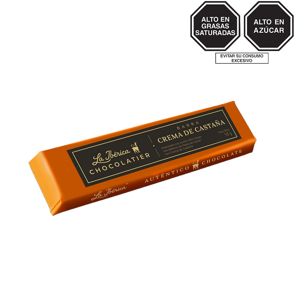 Barra chocolatier crema de castaña x 50 g