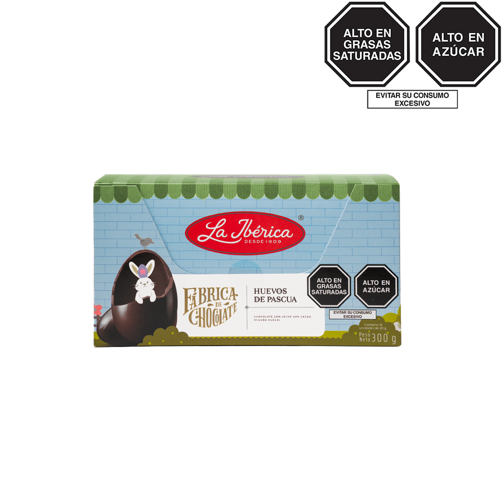 Huevo de pascua de chocolate con leche x 300g