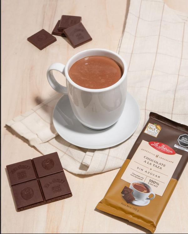 Chocolate a la taza sin azúcar 100% cacao x 100 g
