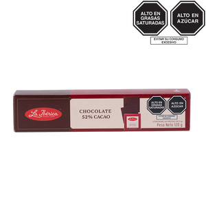 Mini tabletas de chocolate con 52% cacao