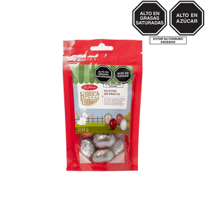 Huevos de Pascua de Chocolate de Leche x 48g x 12 pzs