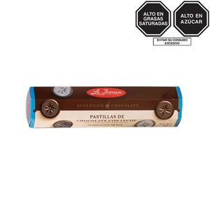 Pastillas de chocolate con leche x 100 g