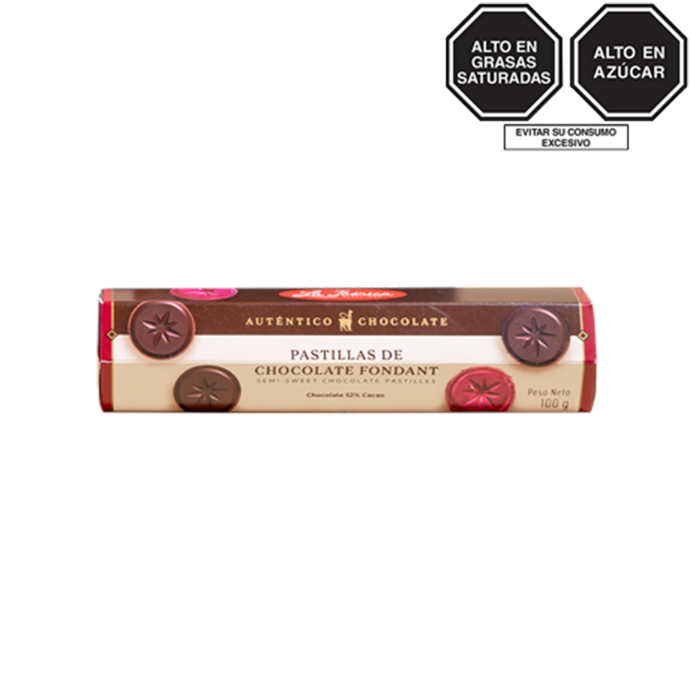 Pastillas de chocolate fondant x 100 g