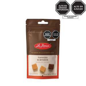 Toffees surtidos x 100 g