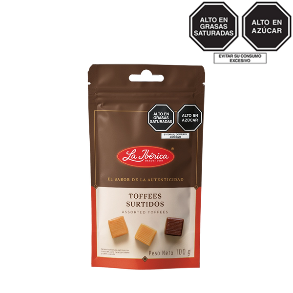 Toffees surtidos x 100 g