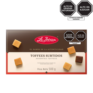 Toffees surtidos x 500 g