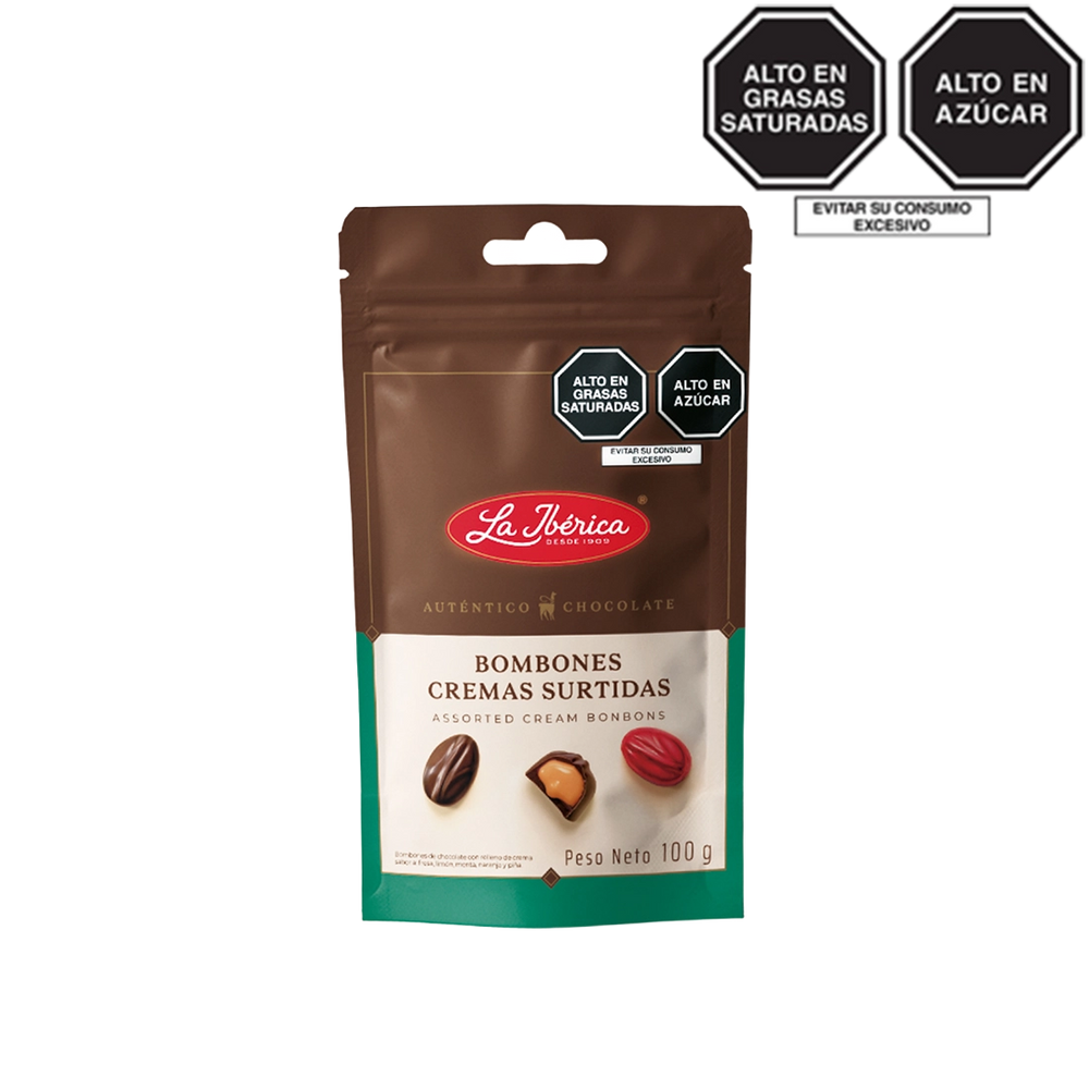 Bombones cremas surtidas x 100 g