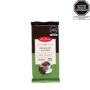 Chocolate a la taza con azúcar 46% cacao x 100 g