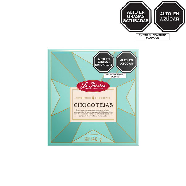 Chocotejas surtidas x 4pzs 140gr