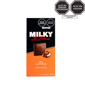 Tableta Milky La Ibérica Castaña x 100 g