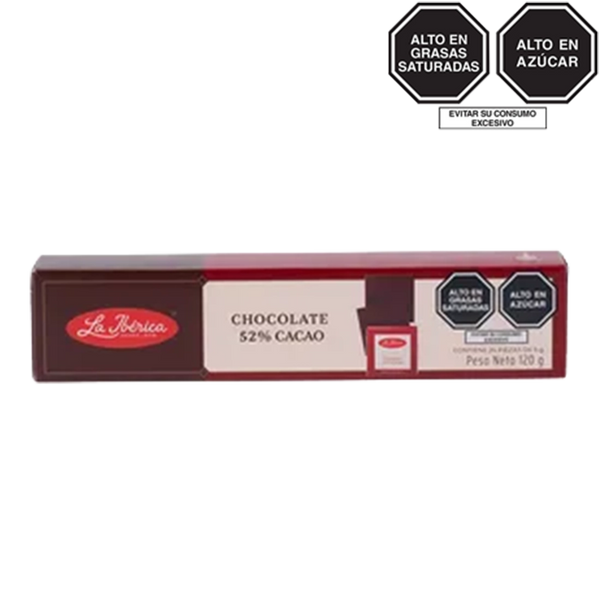 Mini Tabletas de chocolate 52% cacao