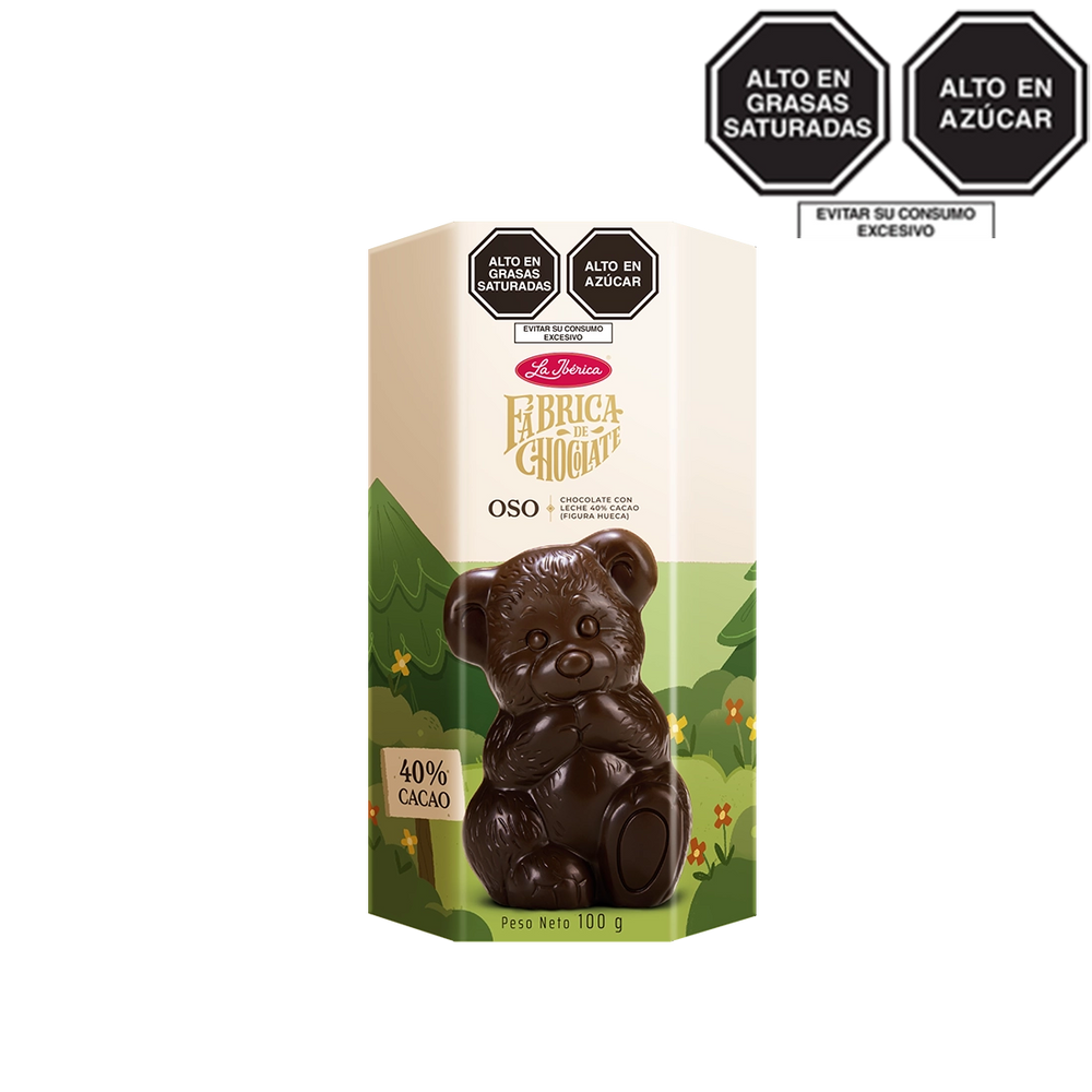 Oso de chocolate con leche x 100 g