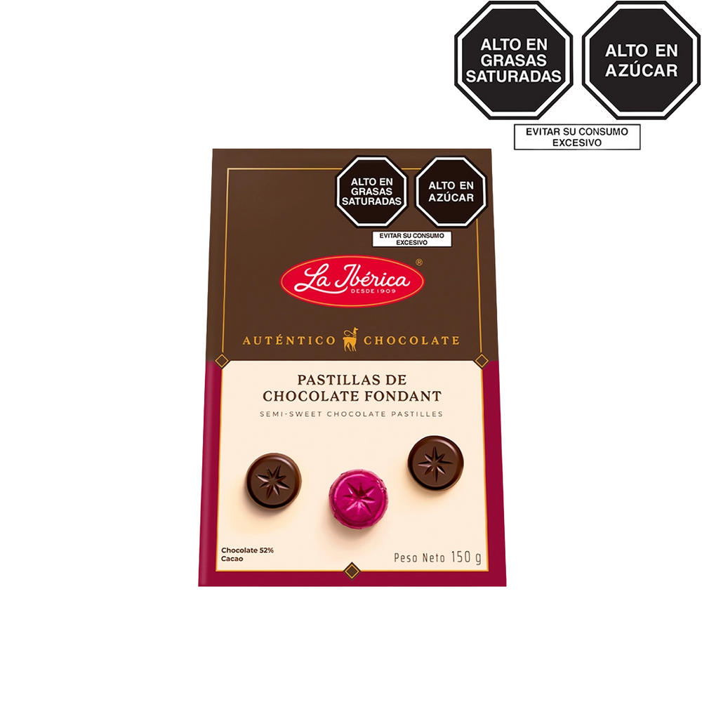 Pastillas de Chocolate Fondant x150g