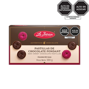 Pastillas de chocolate fondant x 300 g
