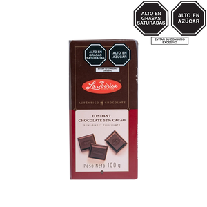 Tableta de chocolate fondant x 100 g