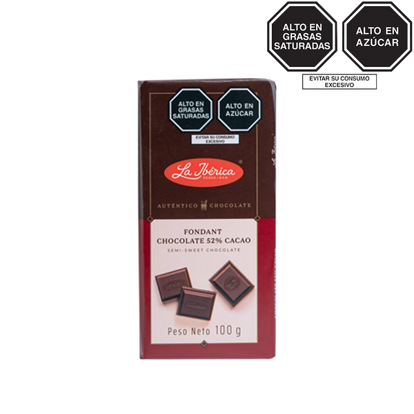 Tableta de chocolate fondant x 100 g