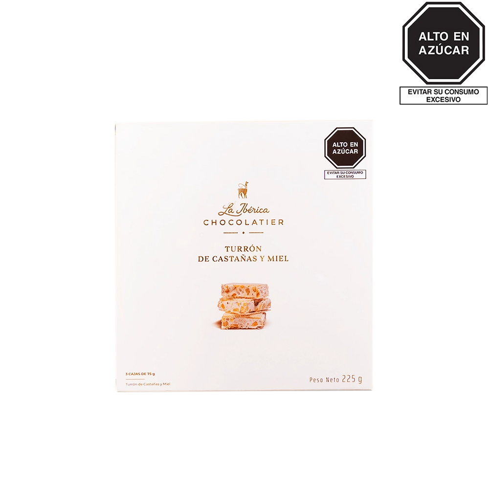 Turrón con castaña y miel 225 g