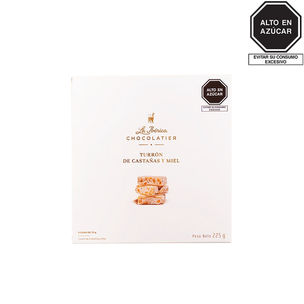 Turrón con castaña y miel 225 g